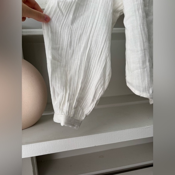 NWT** Free People We The Free Valley Cotton Doublecloth Button-Up Shirt XS - Picture 5 of 14